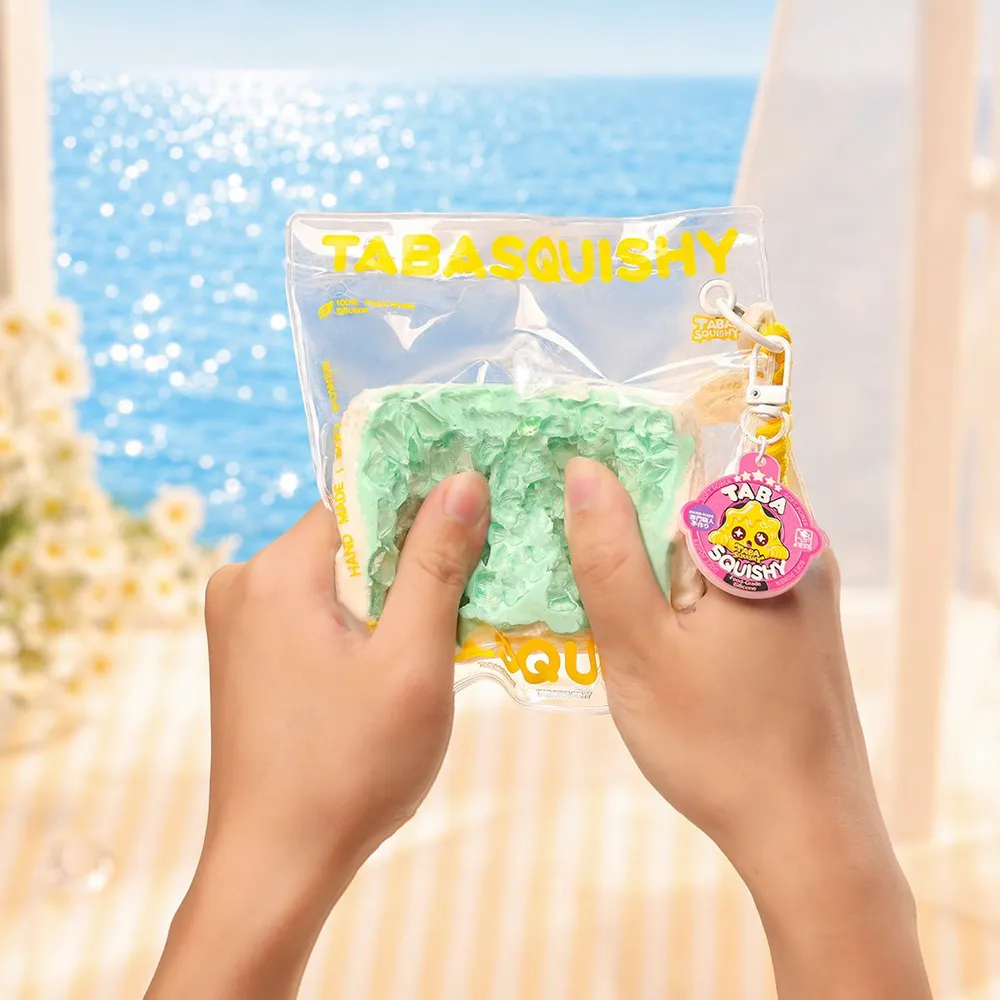 Crunchy Mint Ice Crystal Cake TABA Squishy — photo 6