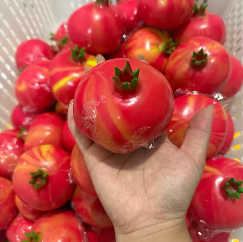 Crunchy Pomegranate Stress Ball Squishy Stress Relief Fidget Toy — photo 4