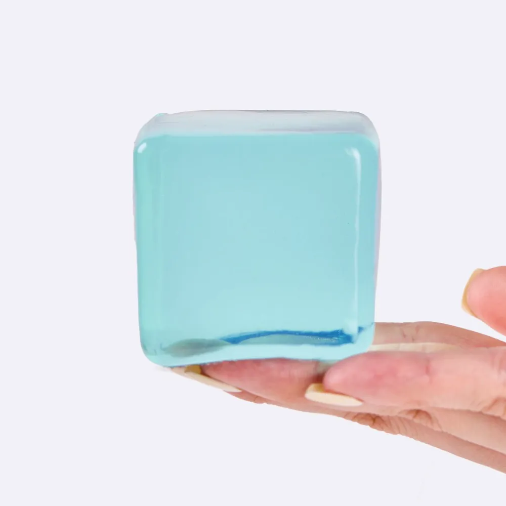 Crystal-blue Ice Cube Taba Squishy — photo 4
