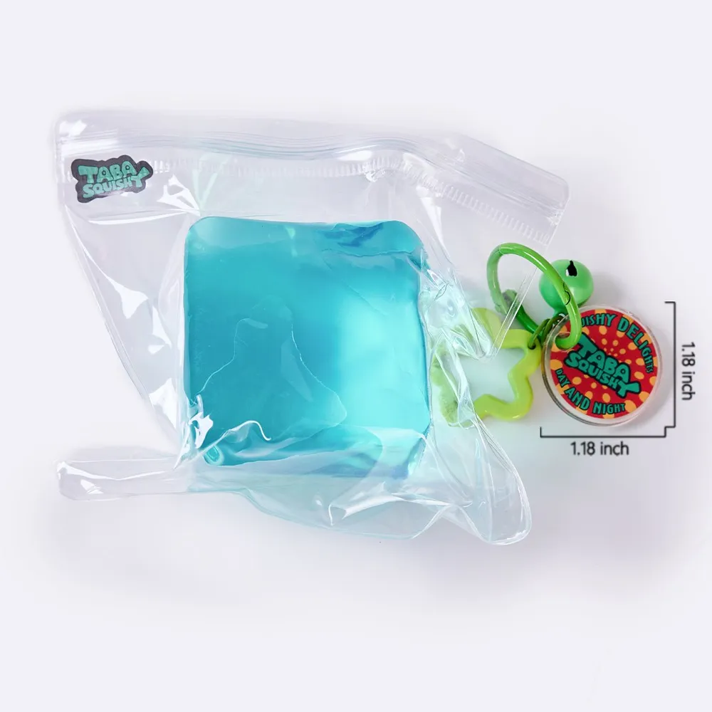 Crystal-blue Ice Cube Taba Squishy — photo 6