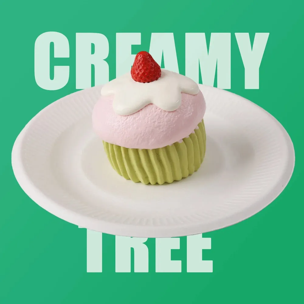 【CT012】P-Green Cupcake Squishy Toy
