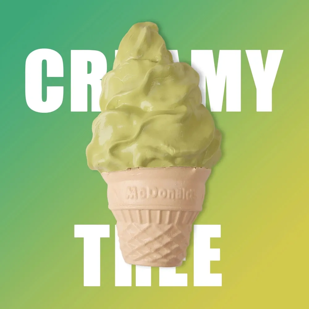 【CT018】Matcha Ice Cream Cone Squishy Toy