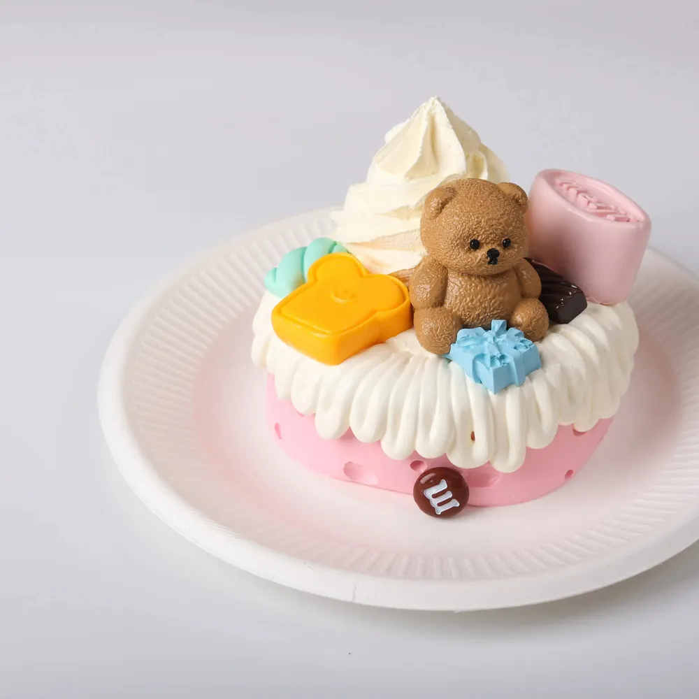 【CT040】Little Bear Party Cake Squishy Toy — photo 3