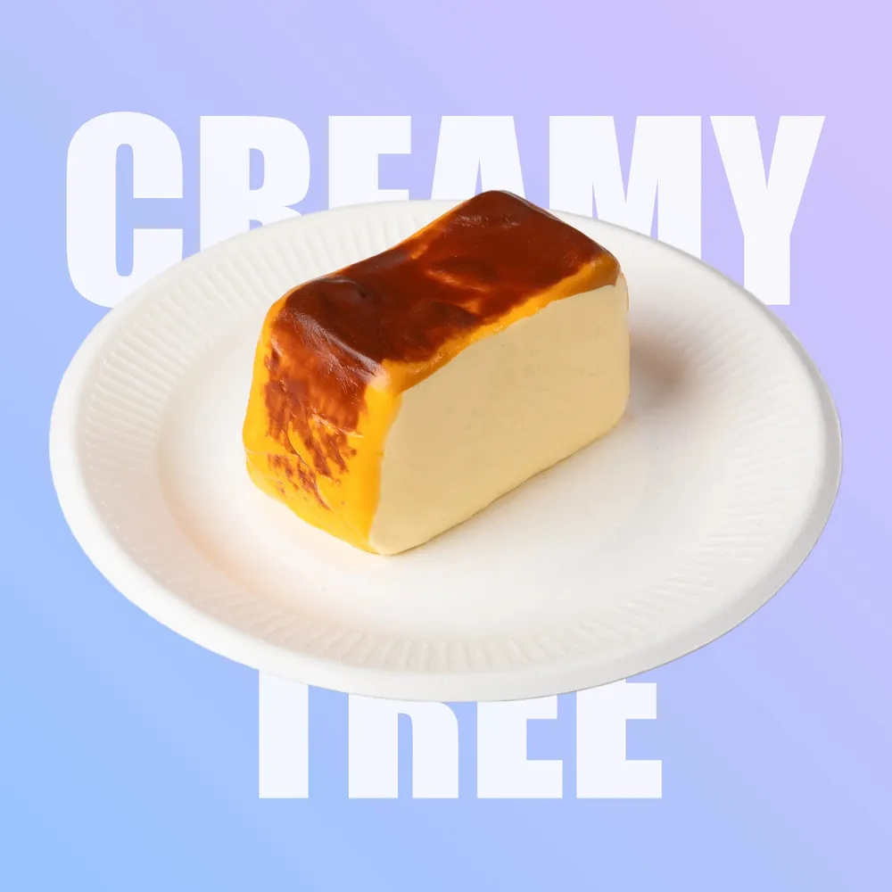 【CT041】Basque Cheesecake Squishy Toy