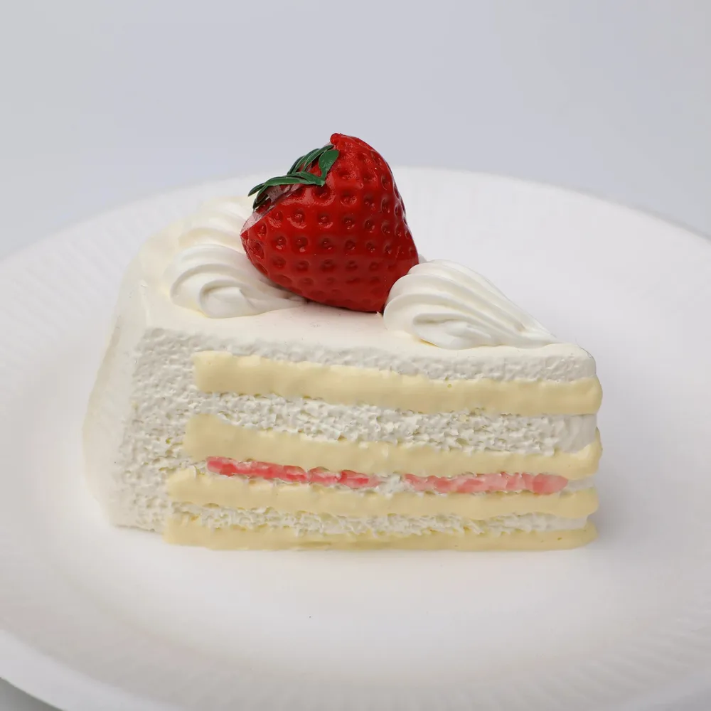 【CT069】Strawberry Creamy Slice Cake Squishy Toy — photo 5