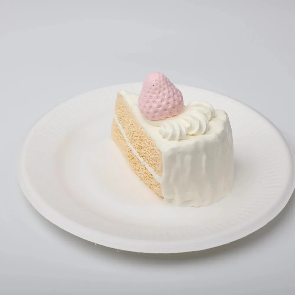 【CT070】Pink Strawberry Slice Cake Squishy Toy — photo 2