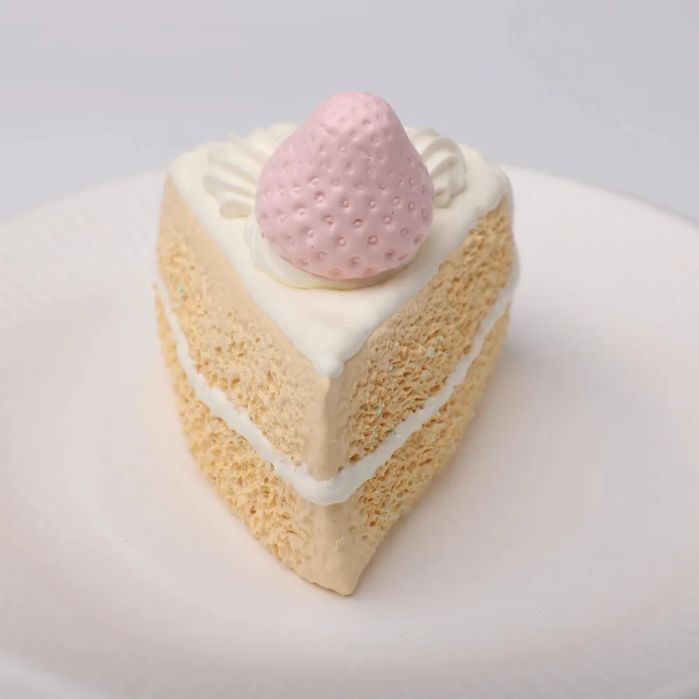 【CT070】Pink Strawberry Slice Cake Squishy Toy — photo 3