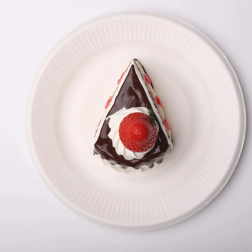 【CT097】Chocolate Strawberry Cake Slice Squishy Toy — photo 3