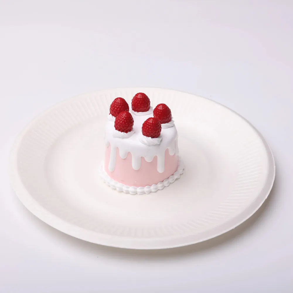 【CT103】White & Pink Strawberry Mini Cake Squishy Toy — photo 2
