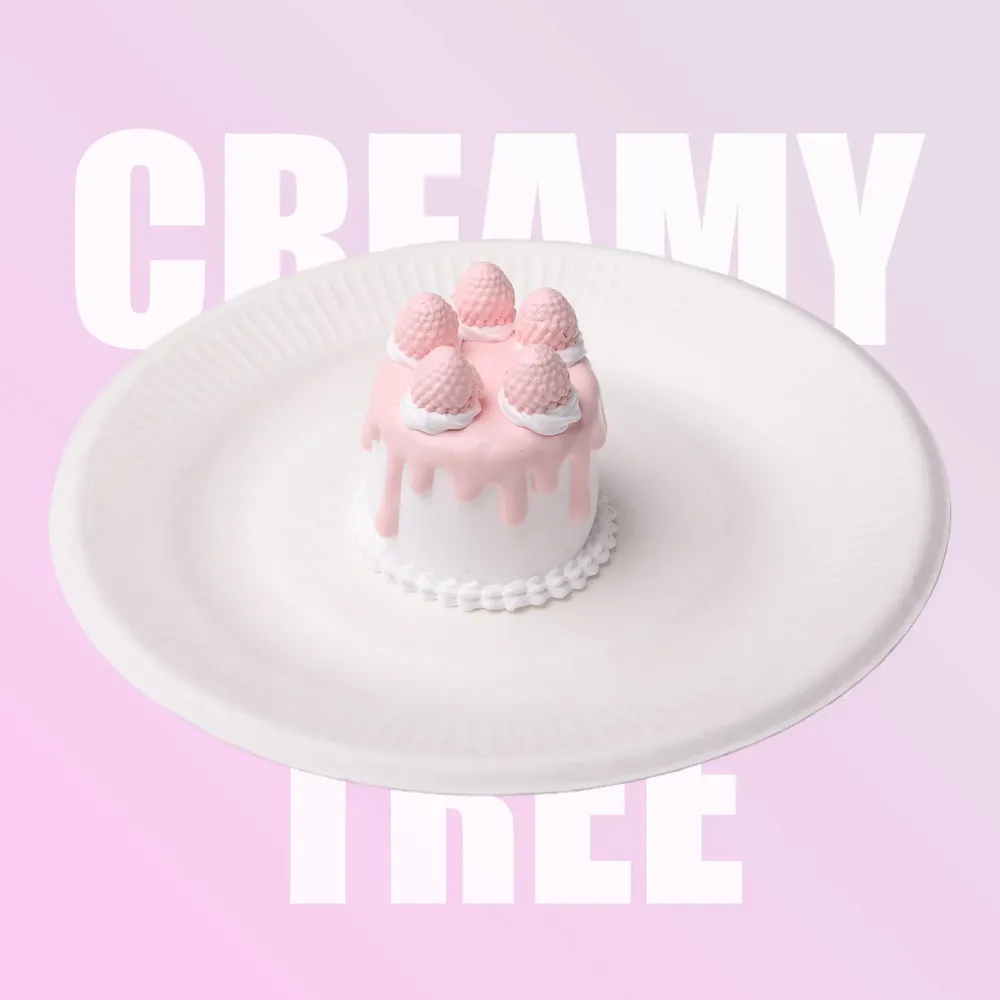 【CT107】Strawberry Sauce Mini Cake Squishy Toy