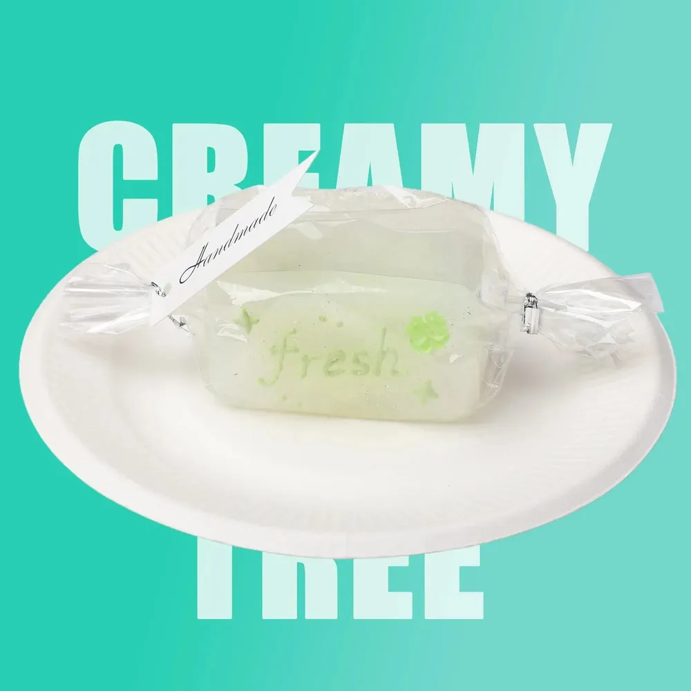 【CT146】Hand-Painted Green Candy Squishy Toy