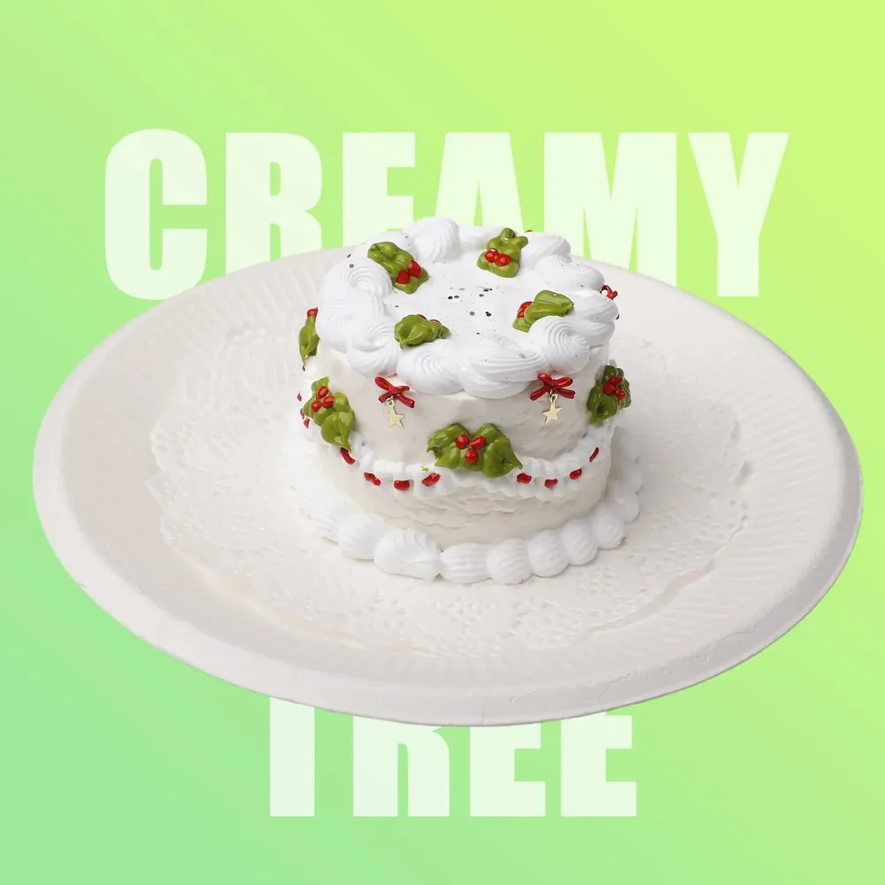 【CT150】Christmas Round Cake Squishy Toy