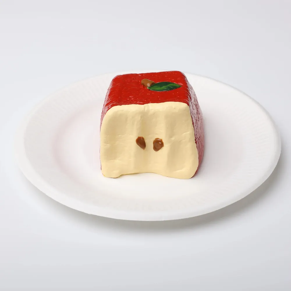 【CT155】Bitten Red Apple Squishy Toy — photo 2