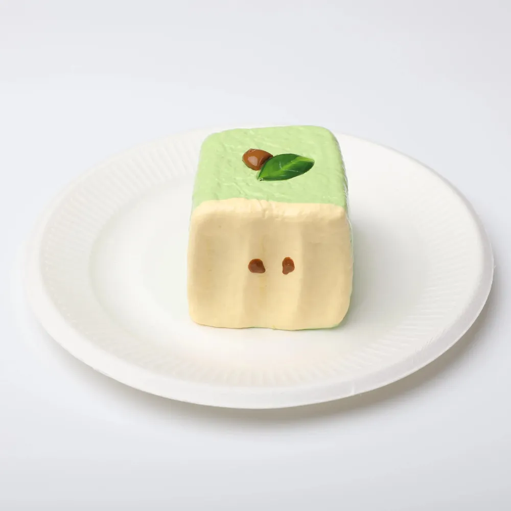 【CT156】Bitten Green Apple Squishy Toy — photo 2