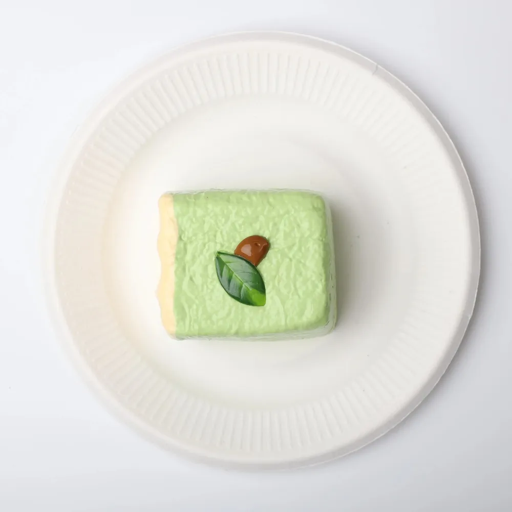 【CT156】Bitten Green Apple Squishy Toy — photo 3