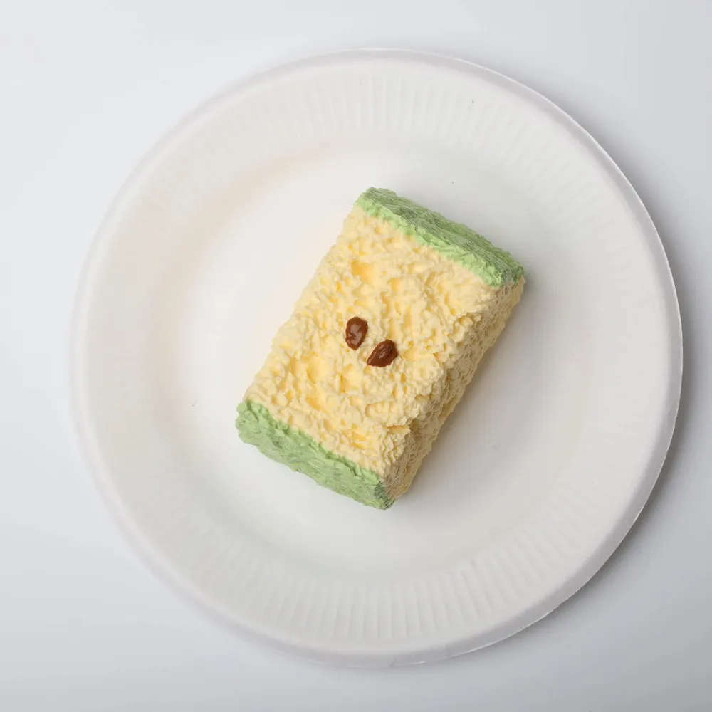 【CT158】Sliced Green Apple Squishy Toy — photo 3