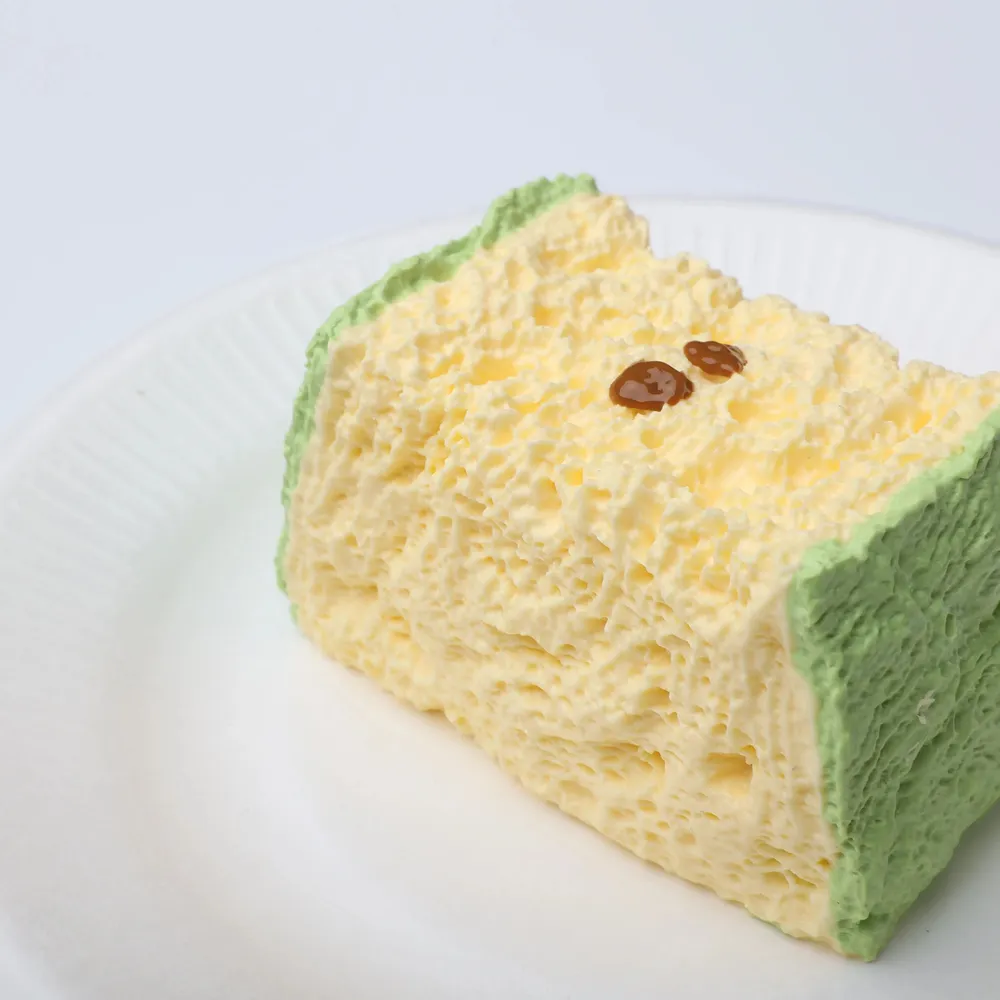 【CT158】Sliced Green Apple Squishy Toy — photo 4