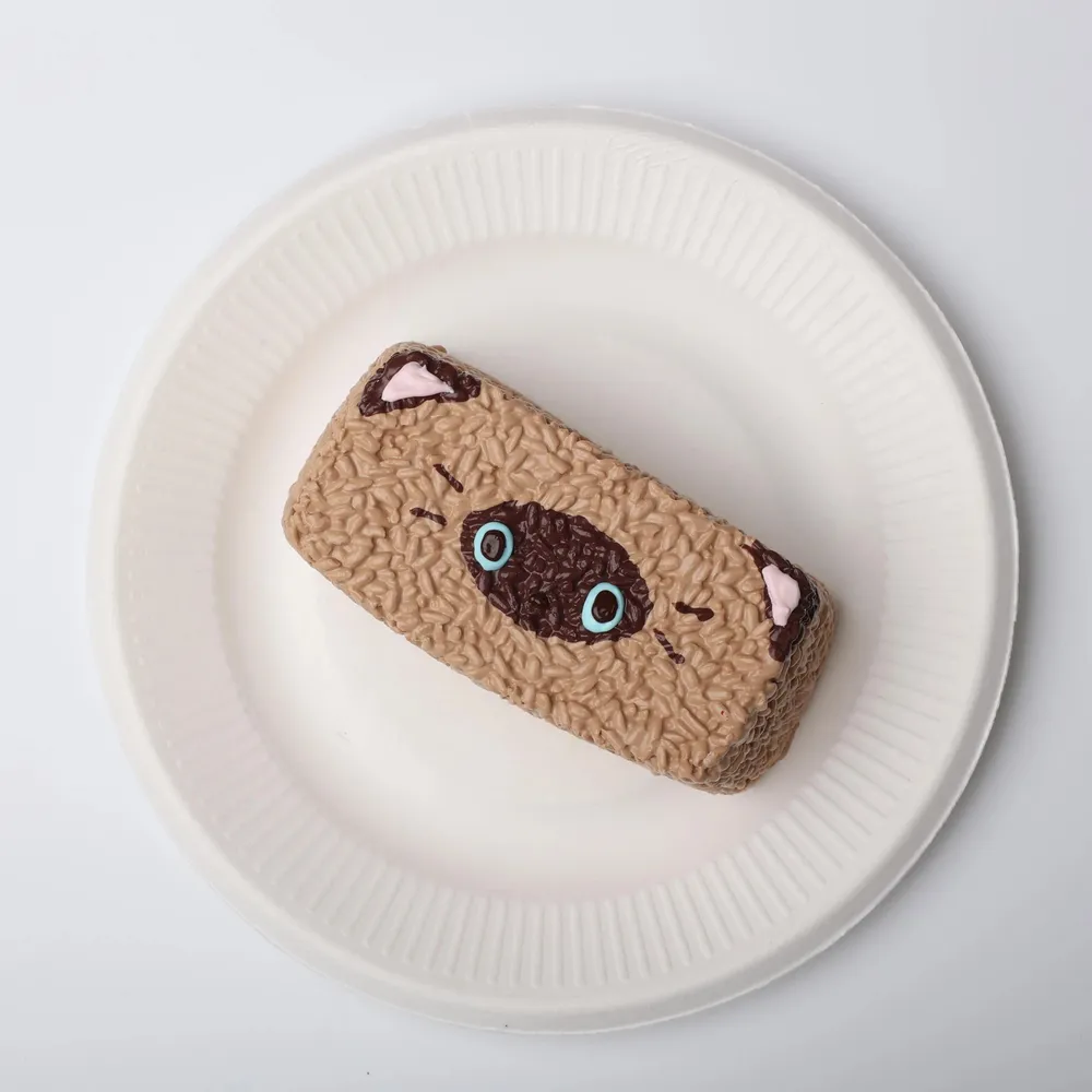 【CT159】Siamese Cat Long Rice Ball Squishy Toy — photo 5