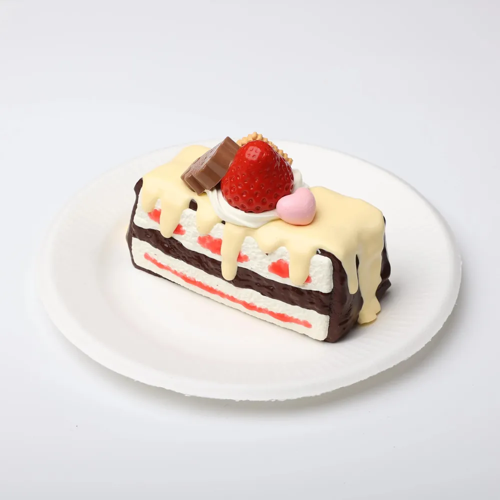 【CT162】Strawberry Chocolate Long Cake Squishy Toy — photo 2
