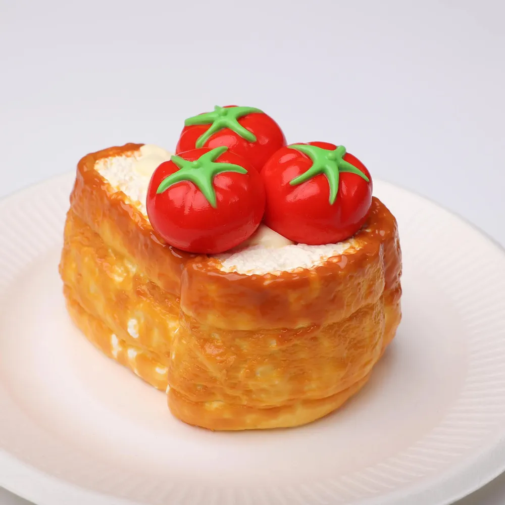 【CT166】Cherry Tomato Toast Squishy Toy — photo 5