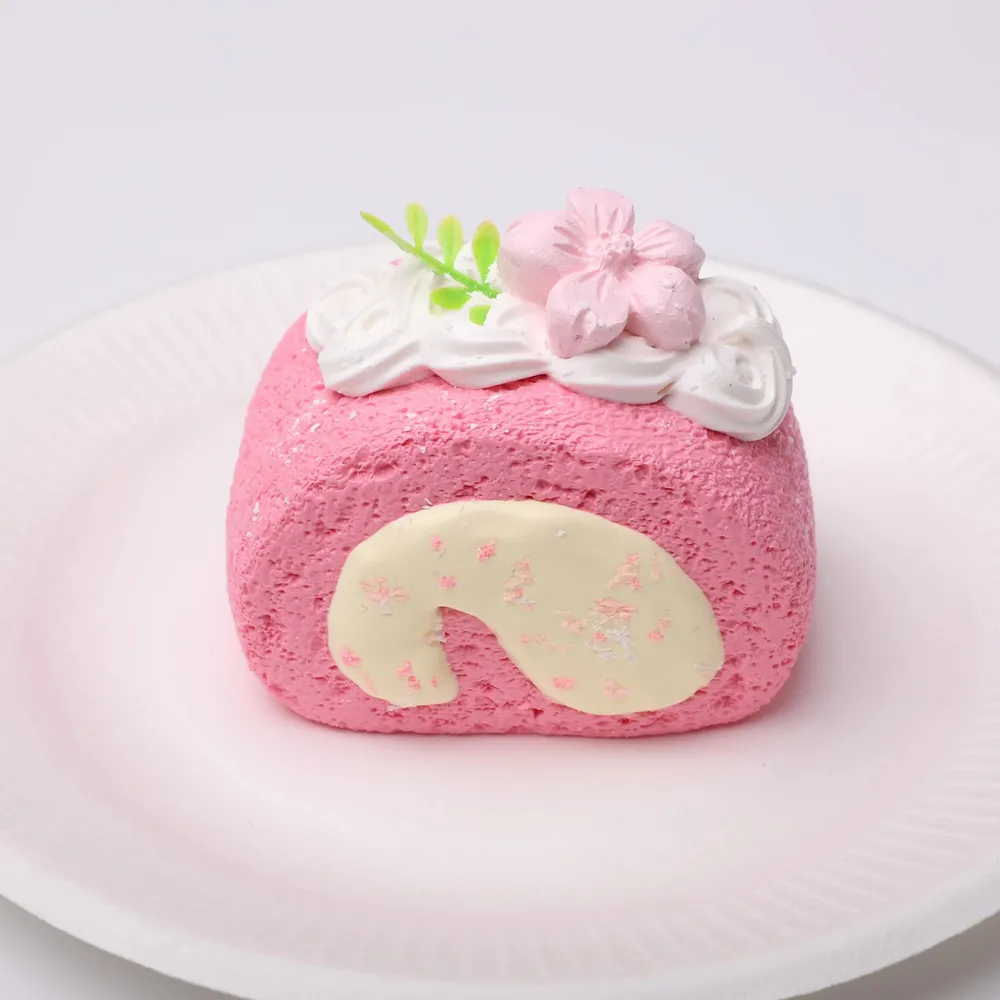 【CT187】Spring Breeze Waltz - Cherry Blossom Swiss Roll Squishy Toy — photo 2