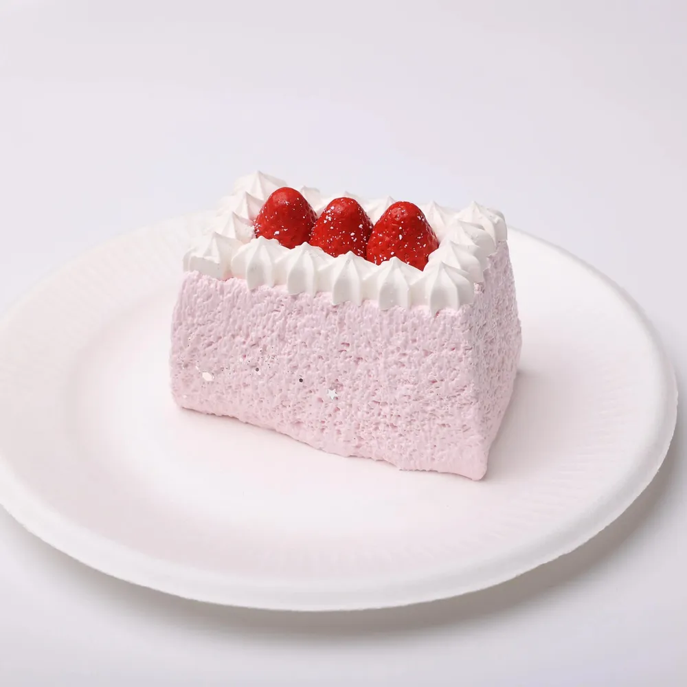 【CT201】Strawberry Square Cake Squishy Toy — photo 5