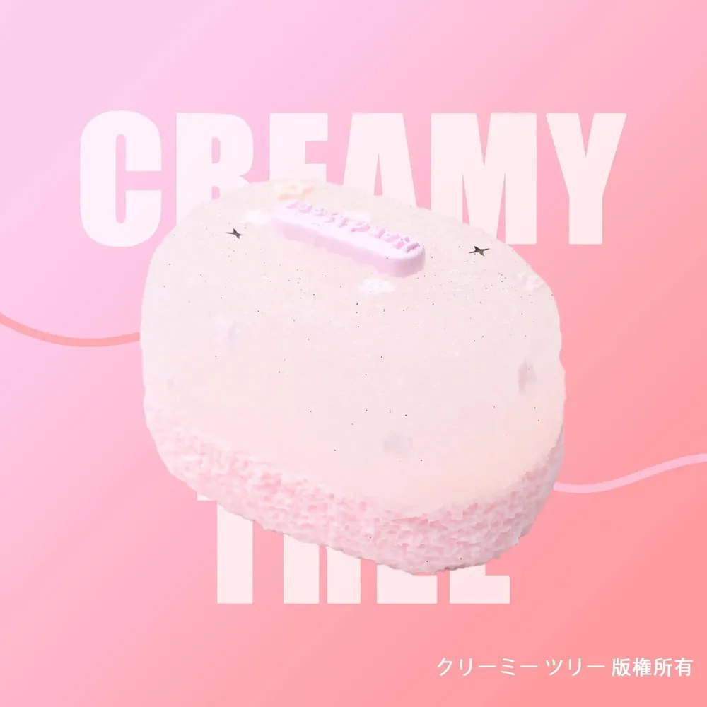 【CT205】Pink Rice Cracker Squishy Toy