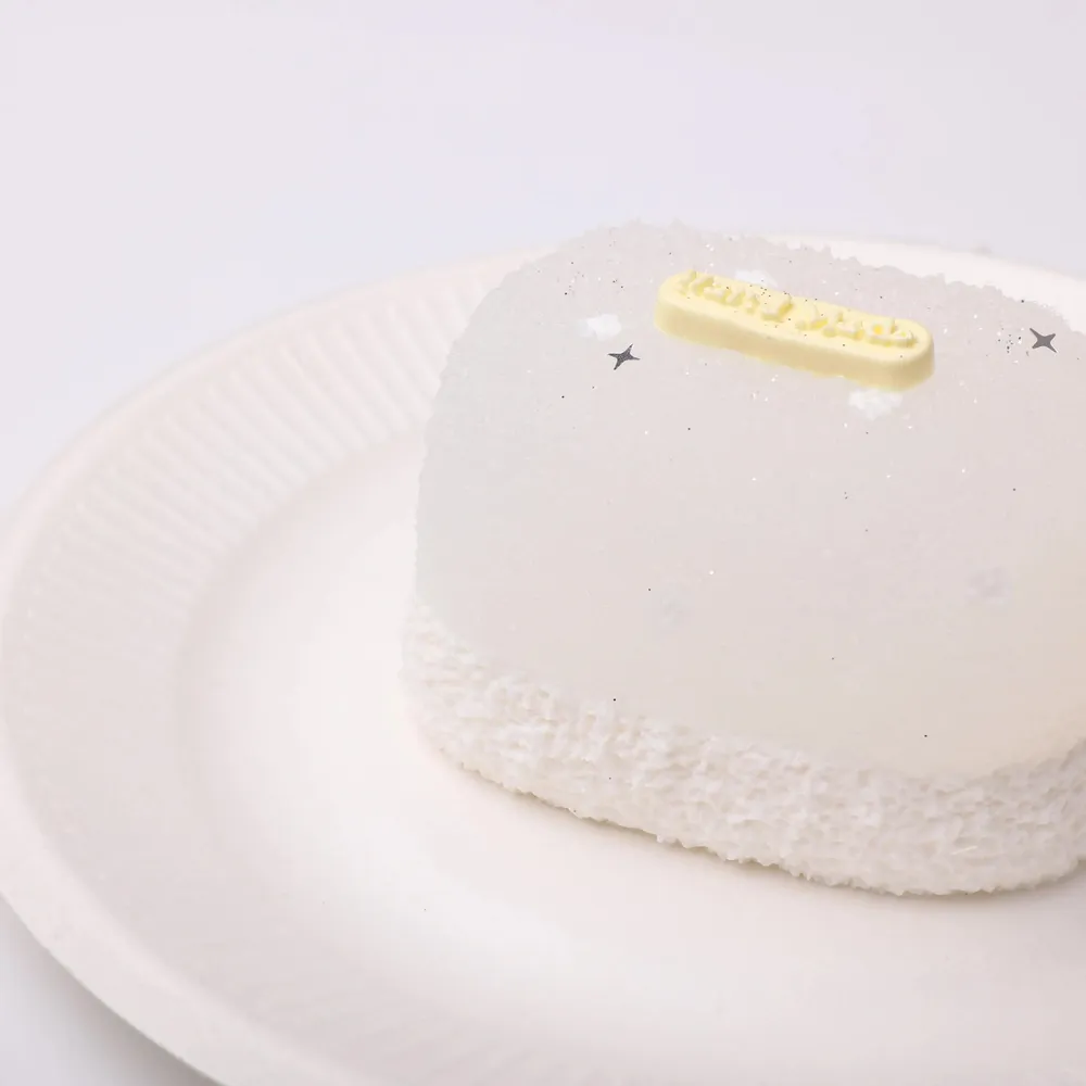 【CT207】White Rice Cracker Squishy Toy — photo 4