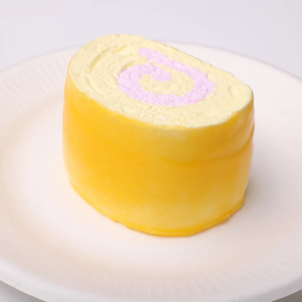 【CT223】Pink Swiss Roll Squishy Toy — photo 4