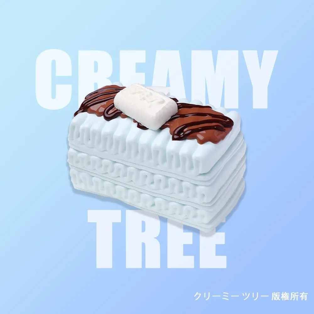 【CT229】Mint Chocolate Layered Ice Cream Squishy Toy