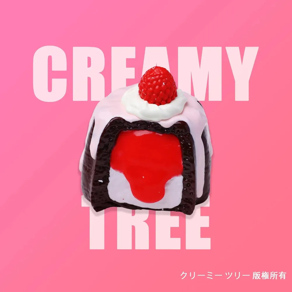 【CT230】‘Rising fortune’ Strawberry Canelé Squishy Toy