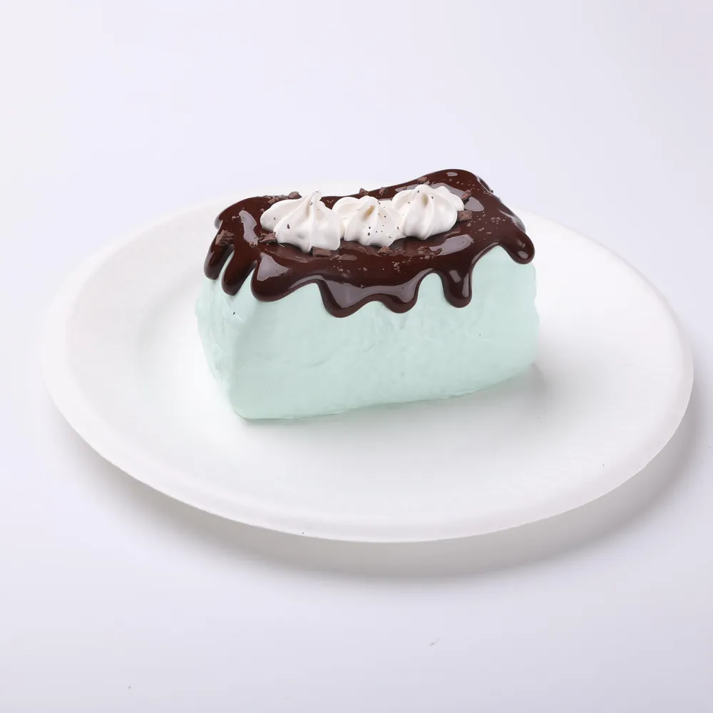 【CT264】Mint Chocolate Basque Cake Squishy Toy — photo 2