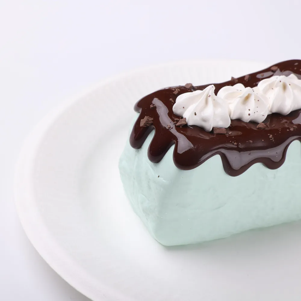 【CT264】Mint Chocolate Basque Cake Squishy Toy — photo 5
