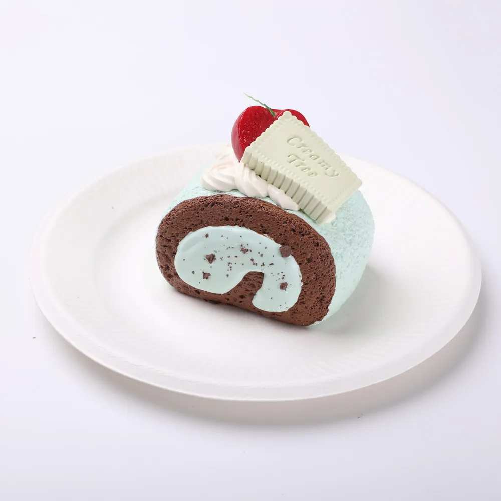【CT265】Mint Chocolate Swiss Roll Squishy Toy — photo 2