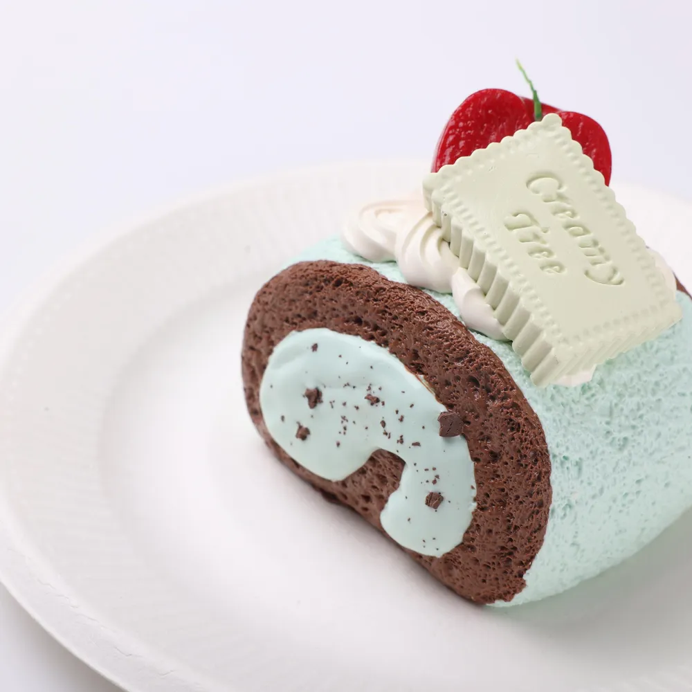 【CT265】Mint Chocolate Swiss Roll Squishy Toy — photo 3