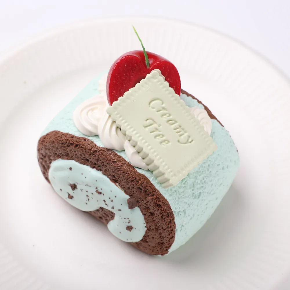 【CT265】Mint Chocolate Swiss Roll Squishy Toy — photo 5