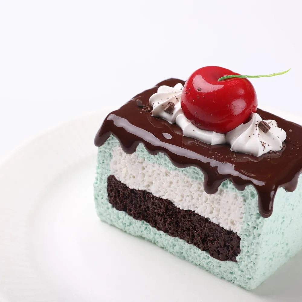 【CT267】Mint Chocolate Square Cake Squishy Toy — photo 3