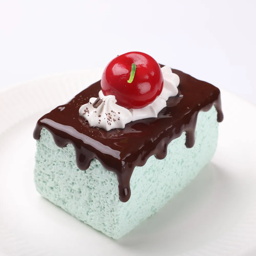 【CT267】Mint Chocolate Square Cake Squishy Toy — photo 4