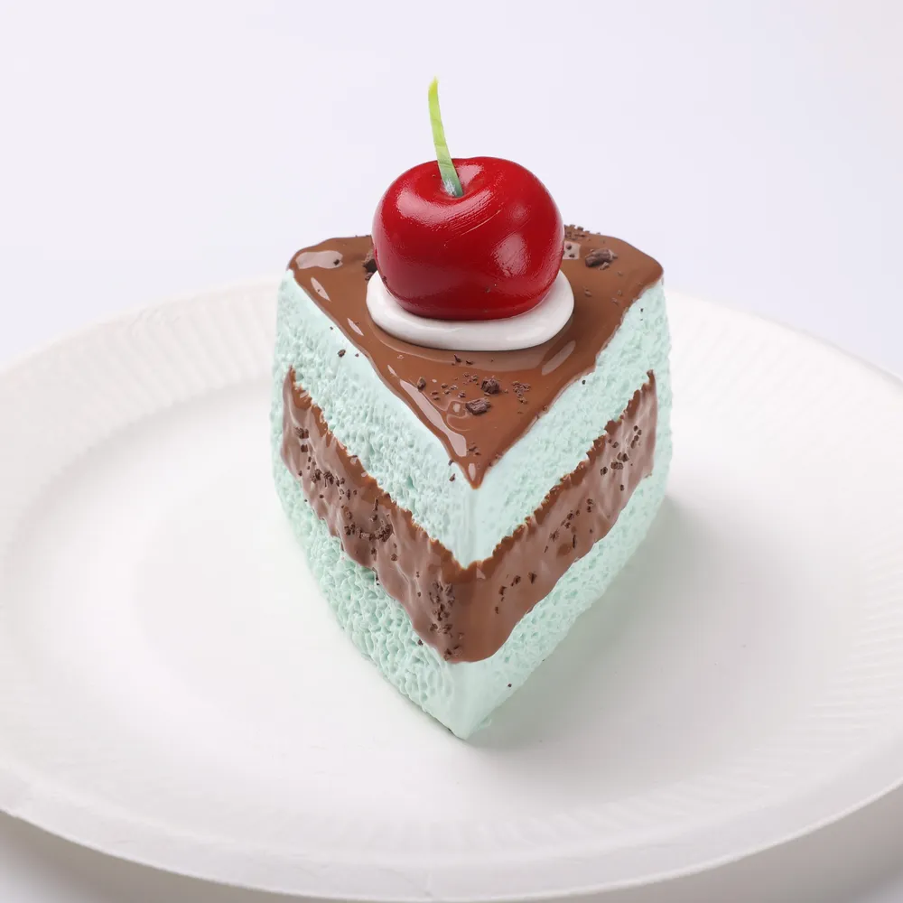 【CT270】Mint Chocolate Slice Cake Squishy Toy — photo 3
