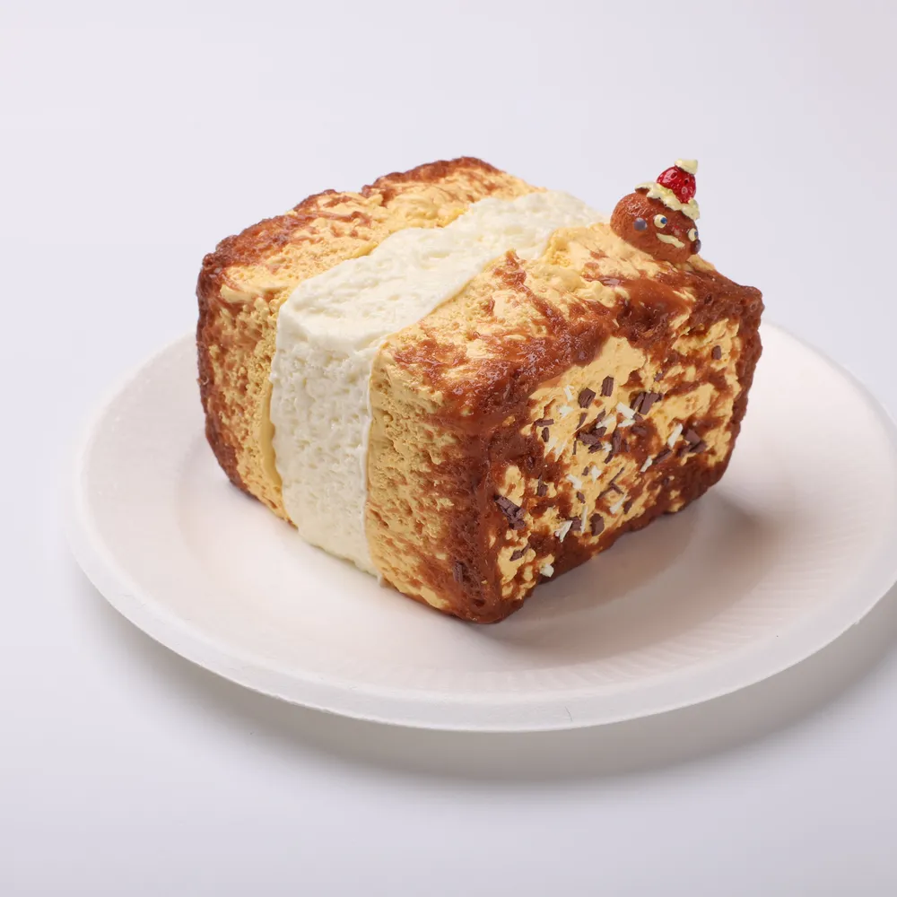 【CT273】Caramel Toast Squishy Toy — photo 3