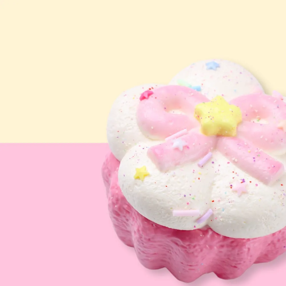 【CT291】Ribbon Flower Cream Tart Squishy Toy — photo 3