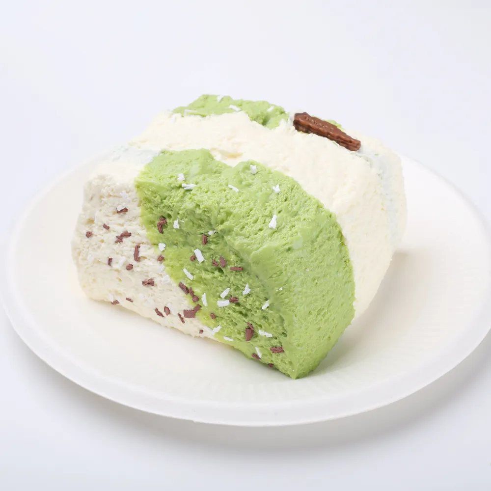 【CT296】Matcha Milk Toast Squishy Toy — photo 2