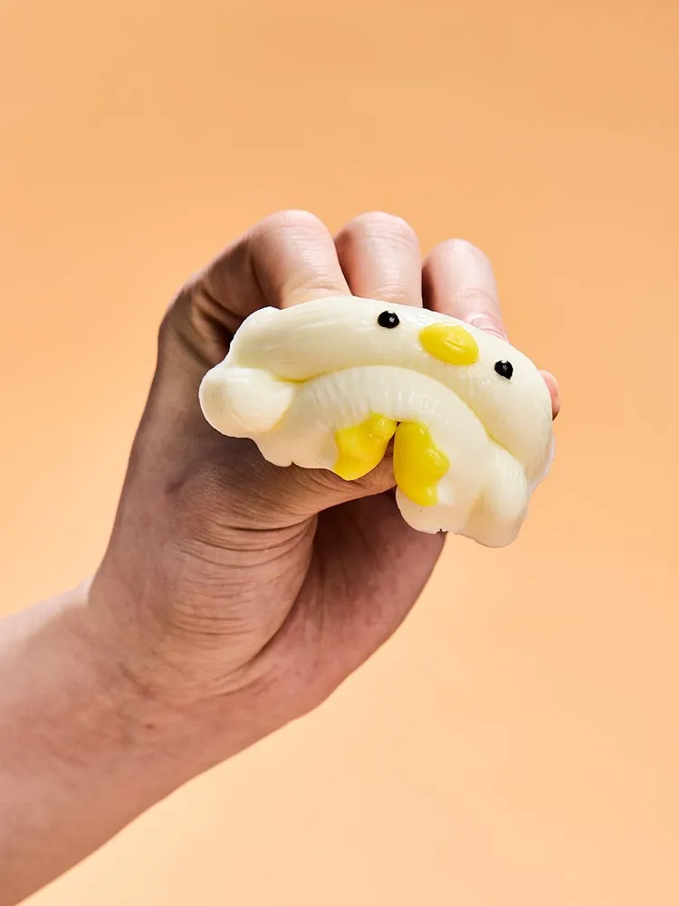 Cute White Duck Taba Squishy — photo 3
