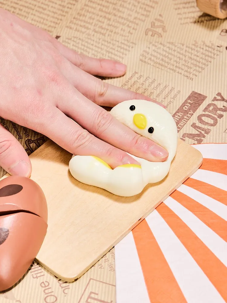 Cute White Duck Taba Squishy — photo 5