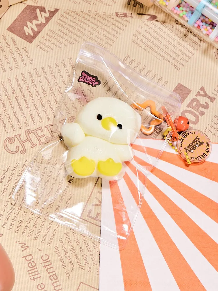 Cute White Duck Taba Squishy — photo 6