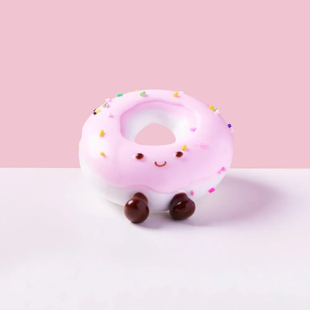 Cute White-pink Donut Taba Squishy