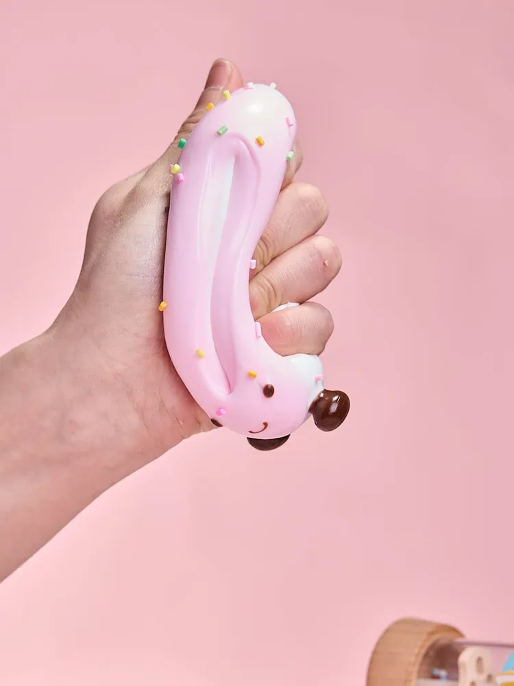 Cute White-pink Donut Taba Squishy — photo 3