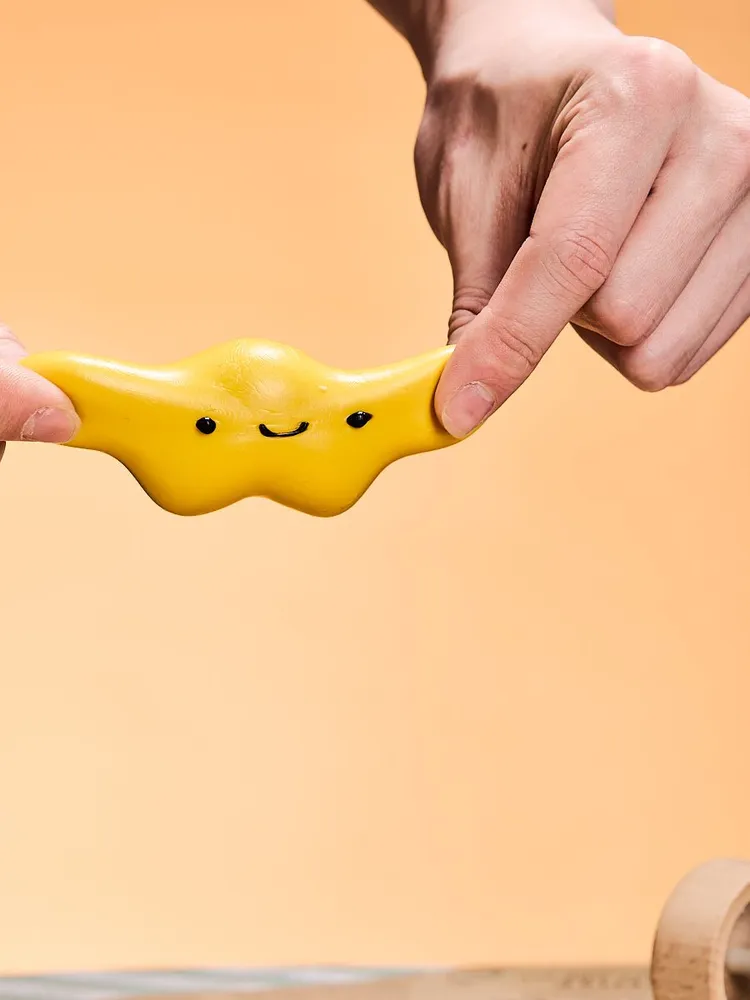 Cute Yellow Star Taba Squishy — photo 2