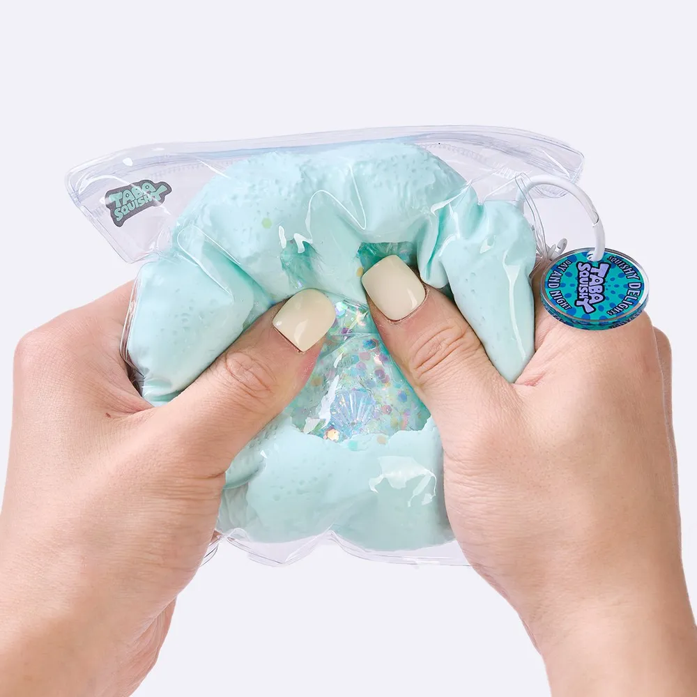 Cyan Liquid Paw Taba Squishy — photo 5
