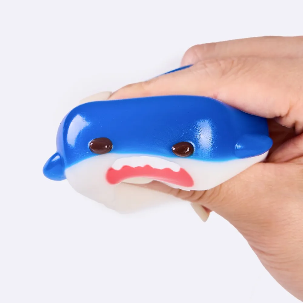Dark Blue Shark Cube Taba Squishy — photo 2